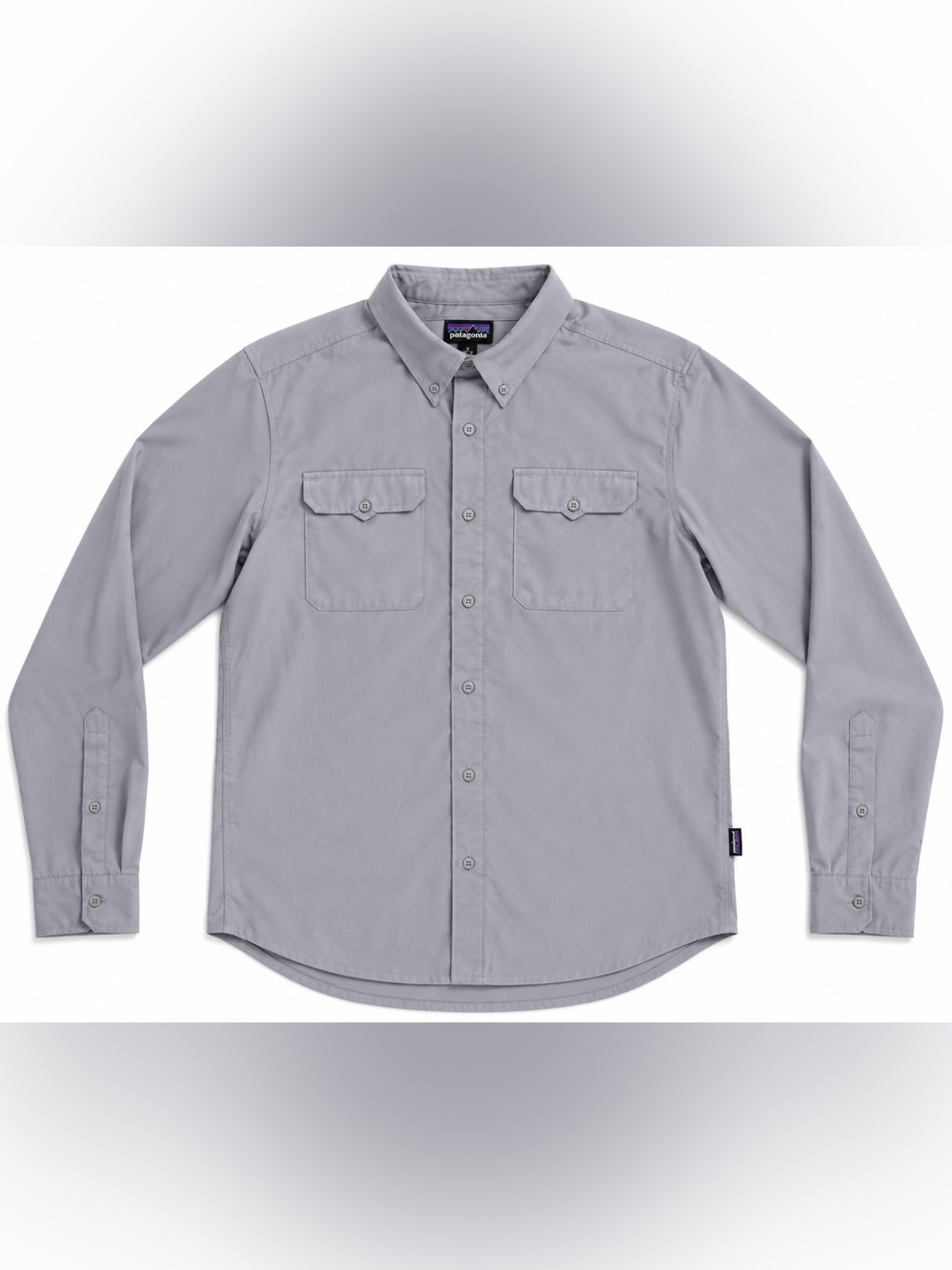 Patagonia Men's Fishing Shirt Light Gray
